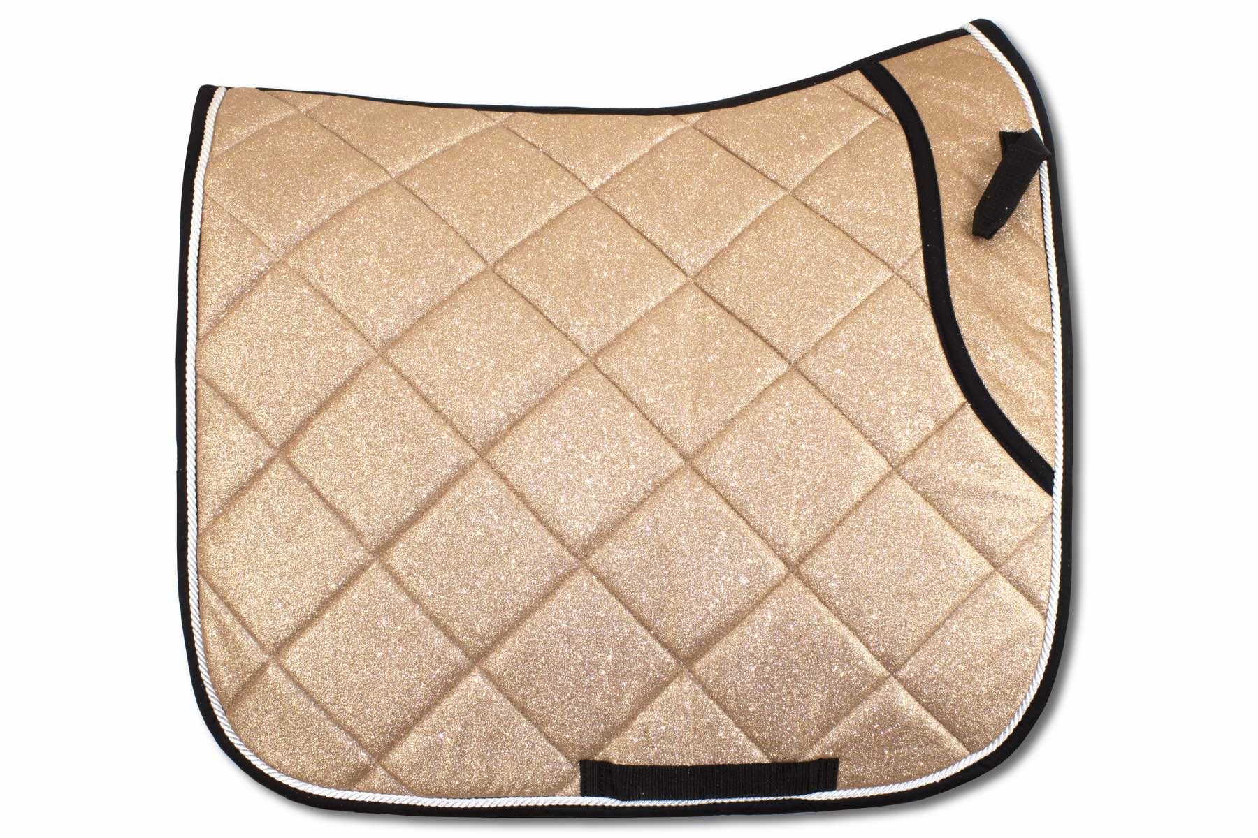 Glitzer Schabracke, rosegold