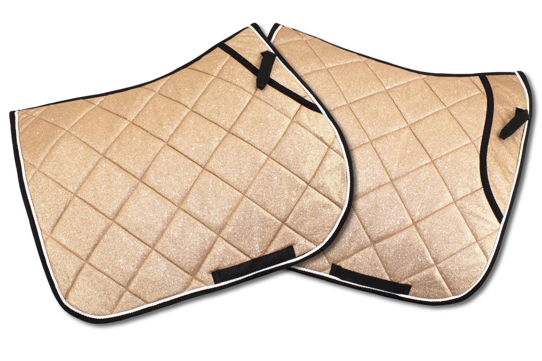 Glitzer Schabracke, rosegold,