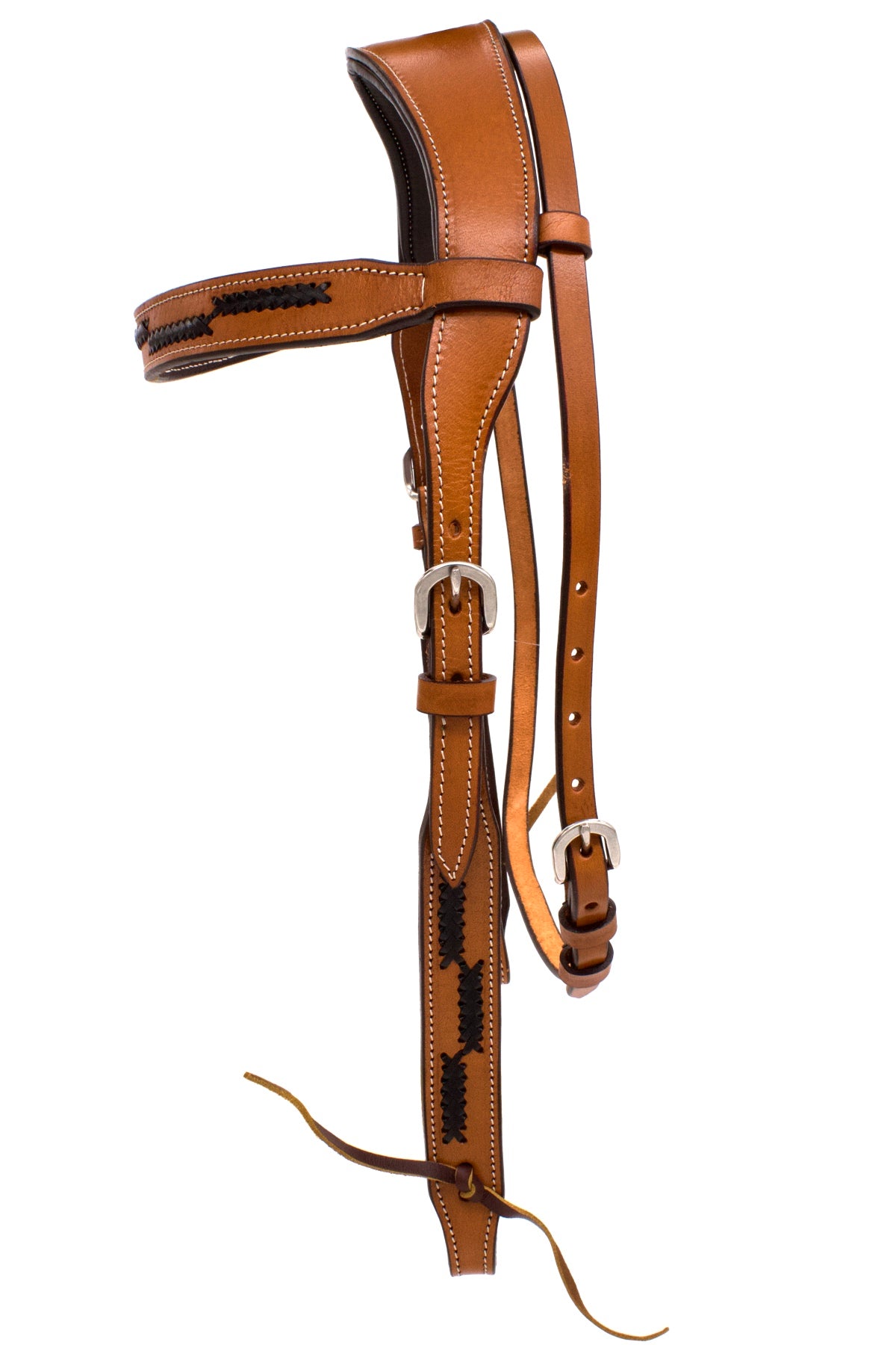 Westerntrense mit anatomischem Genickstück Arbeitszaum, super soft unterlegt,